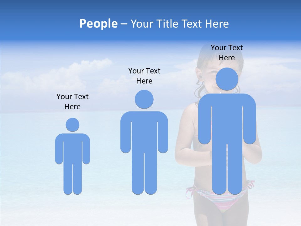 Sunny Blue Drinking PowerPoint Template