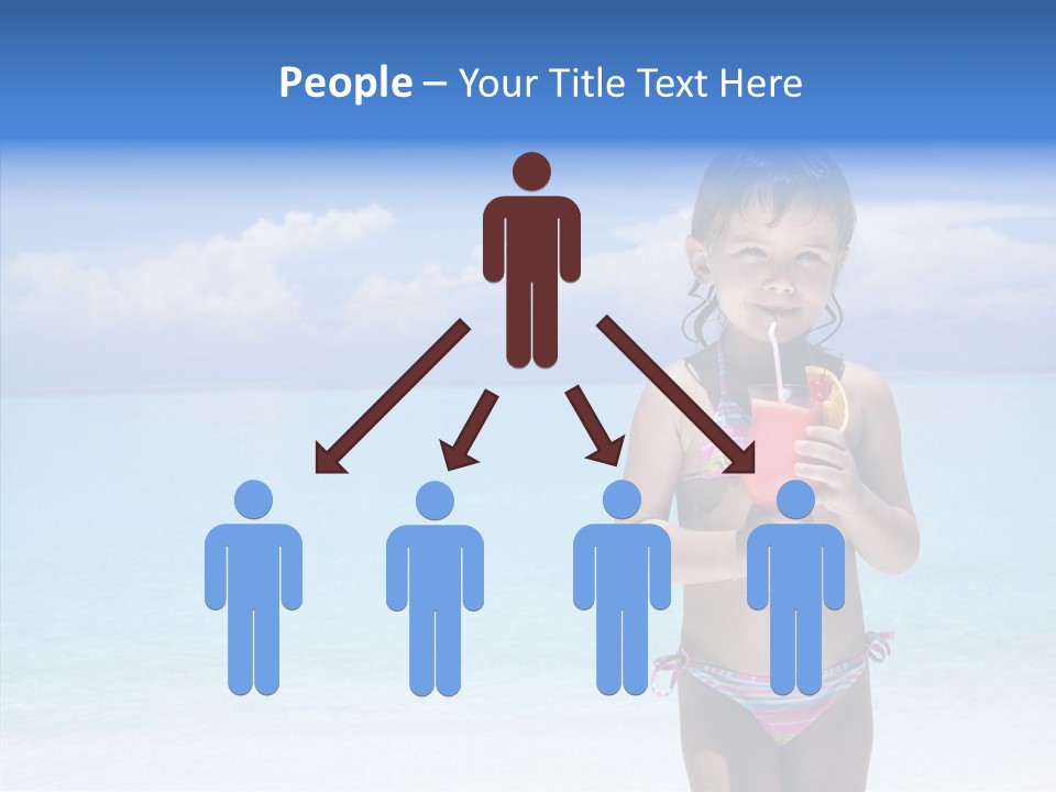 Sunny Blue Drinking PowerPoint Template