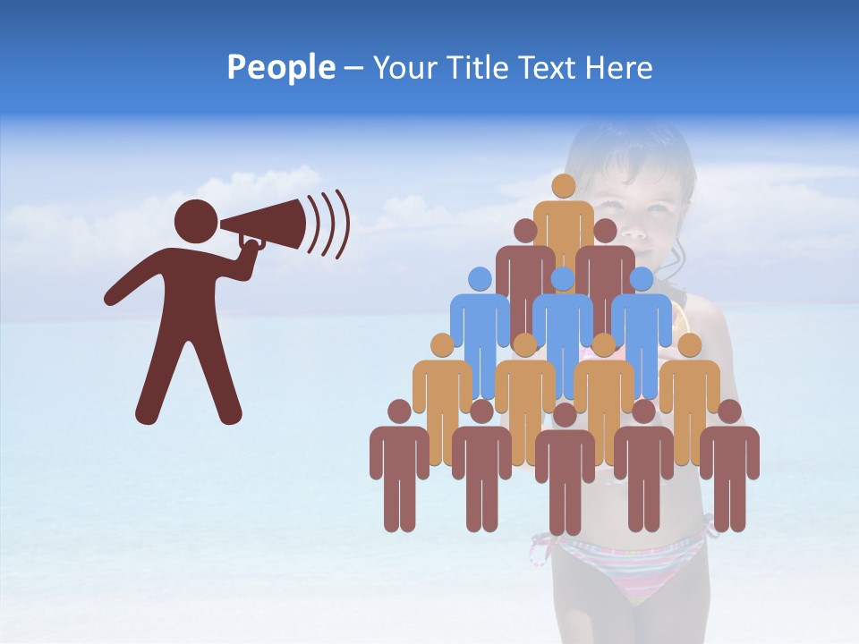 Sunny Blue Drinking PowerPoint Template