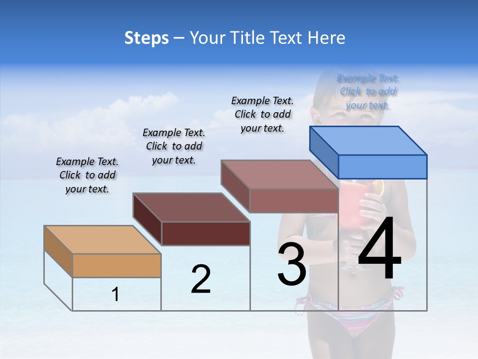 Sunny Blue Drinking PowerPoint Template
