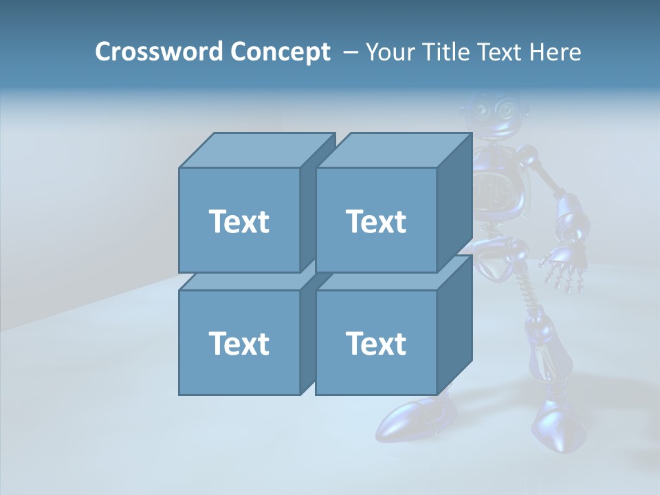 Graphic Smart Robot PowerPoint Template