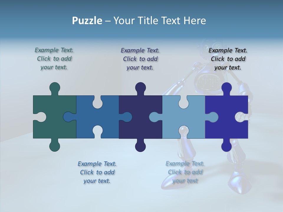 Graphic Smart Robot PowerPoint Template