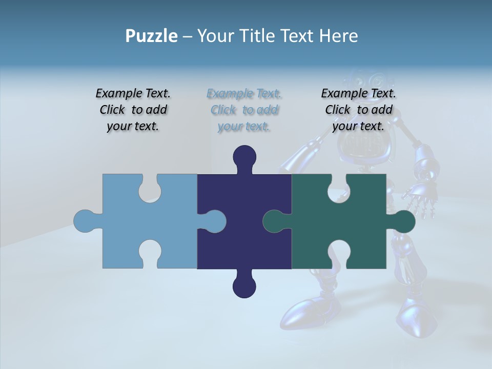 Graphic Smart Robot PowerPoint Template