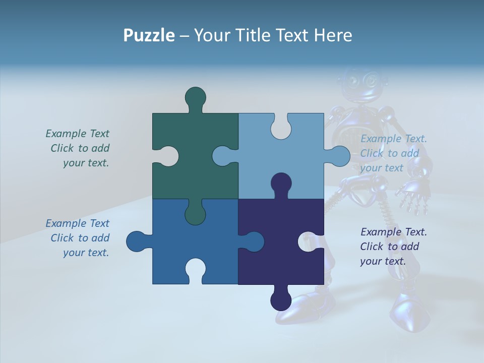 Graphic Smart Robot PowerPoint Template