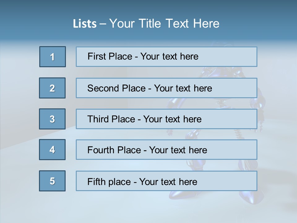 Graphic Smart Robot PowerPoint Template