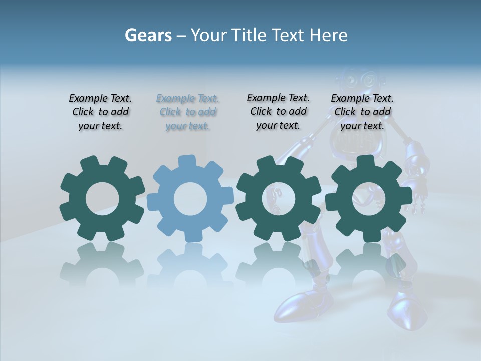 Graphic Smart Robot PowerPoint Template