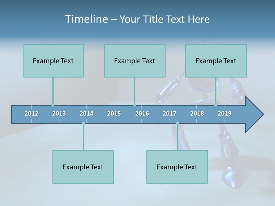 Graphic Smart Robot PowerPoint Template