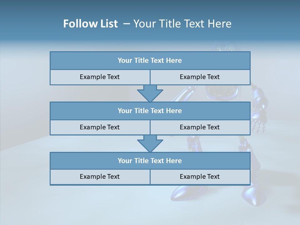 Graphic Smart Robot PowerPoint Template
