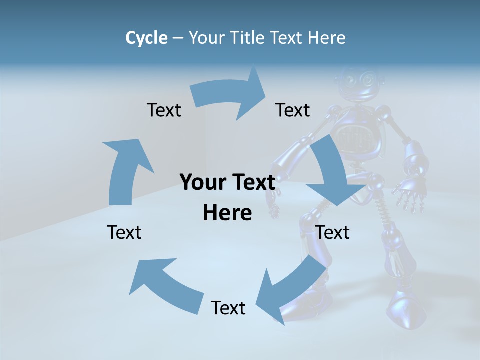 Graphic Smart Robot PowerPoint Template