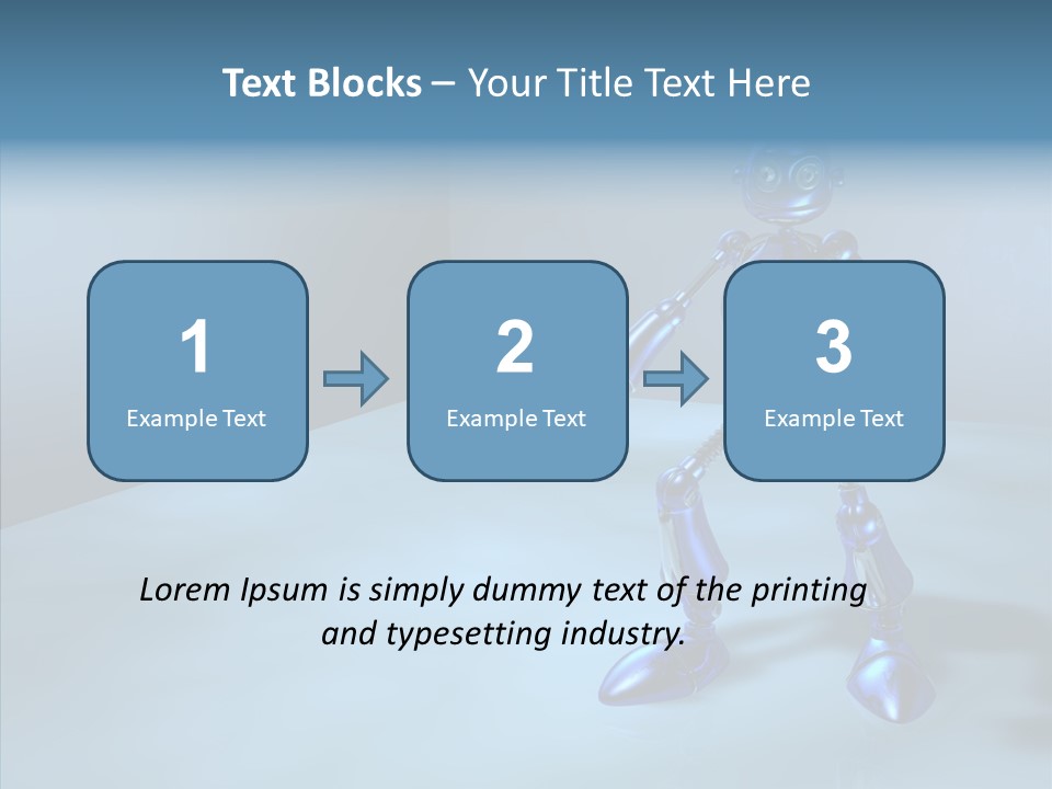 Graphic Smart Robot PowerPoint Template