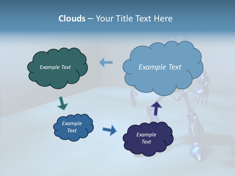 Graphic Smart Robot PowerPoint Template