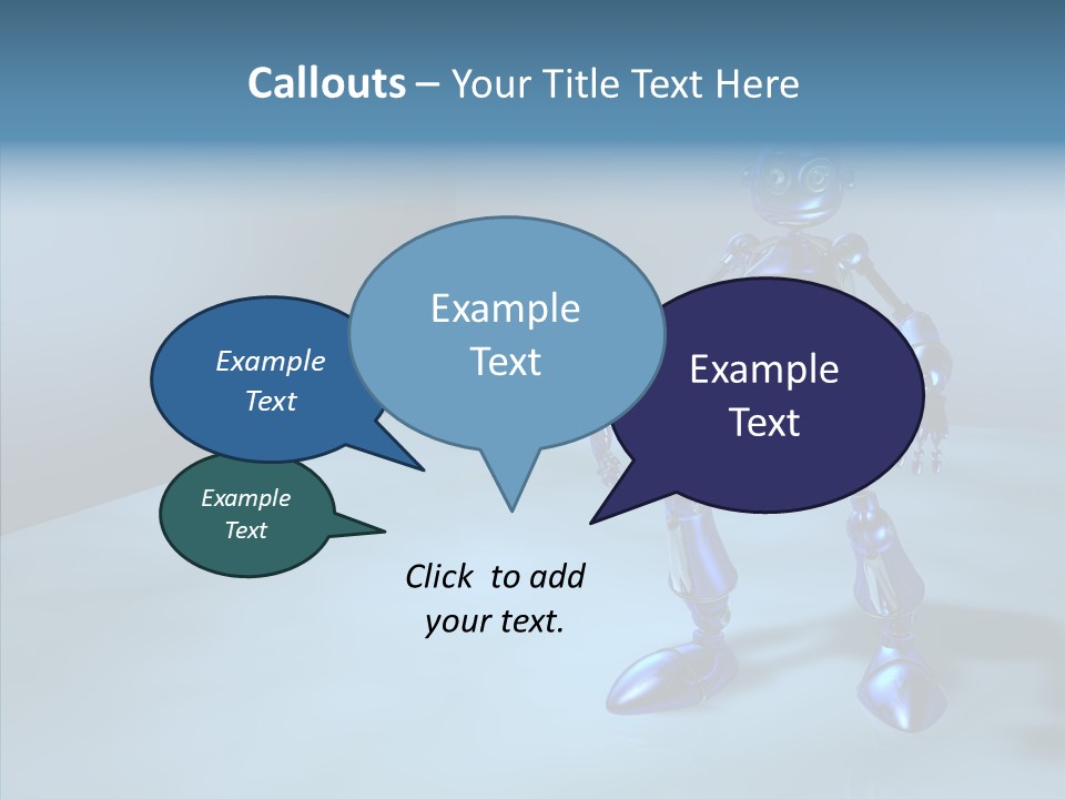 Graphic Smart Robot PowerPoint Template