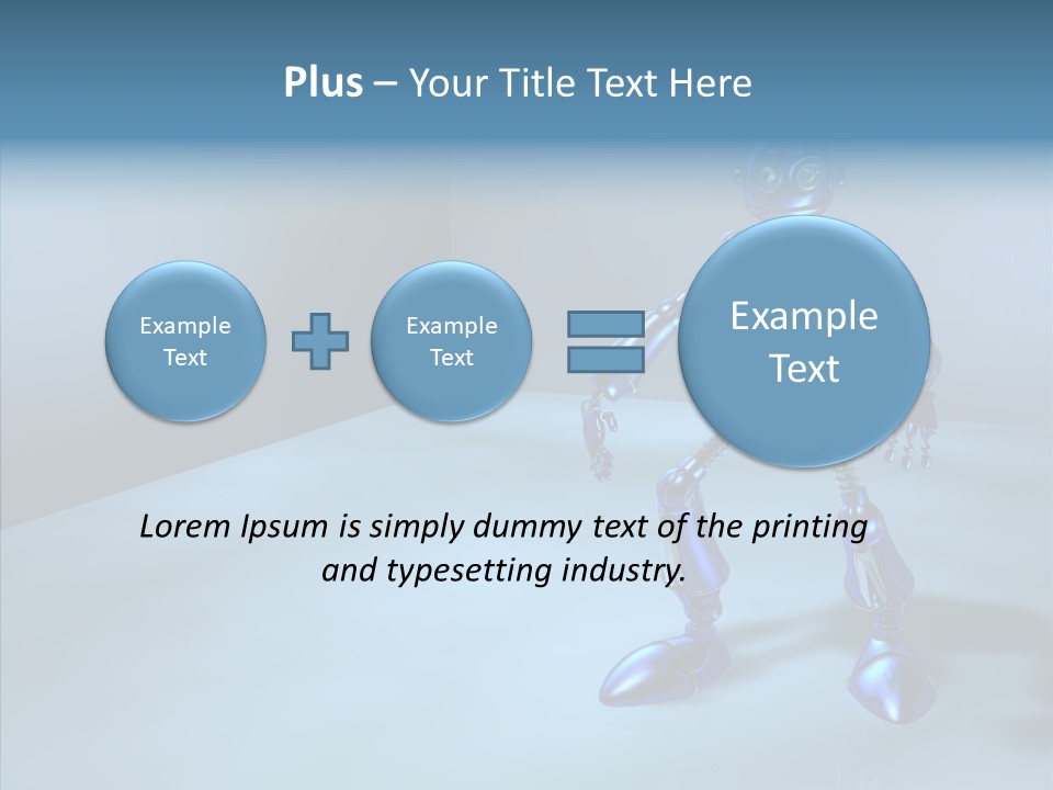 Graphic Smart Robot PowerPoint Template