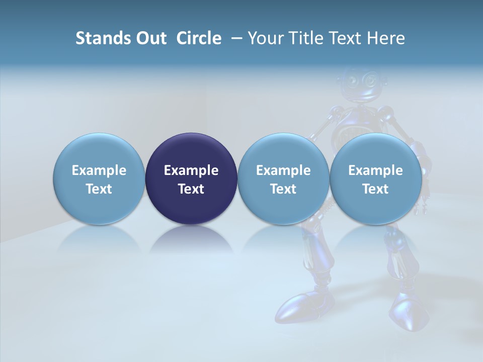 Graphic Smart Robot PowerPoint Template