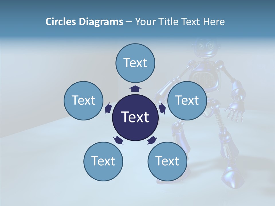 Graphic Smart Robot PowerPoint Template