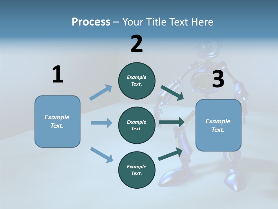 Graphic Smart Robot PowerPoint Template