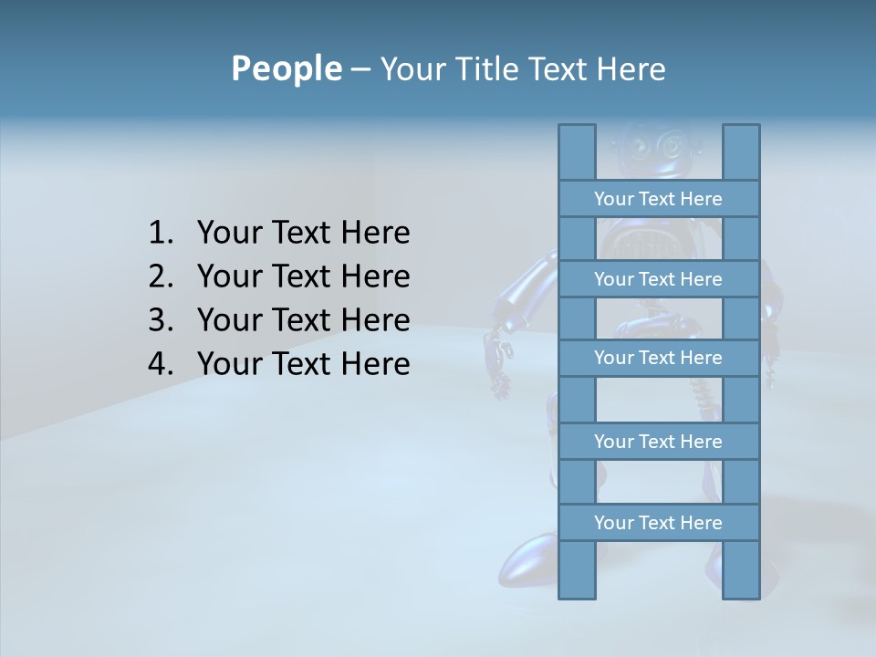 Graphic Smart Robot PowerPoint Template
