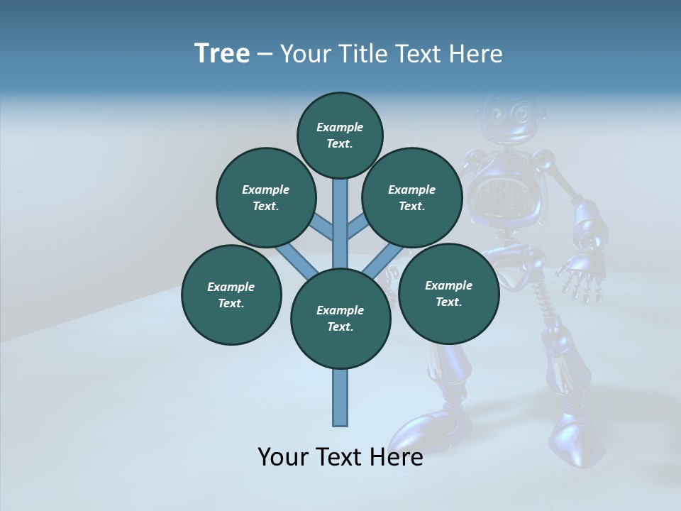 Graphic Smart Robot PowerPoint Template