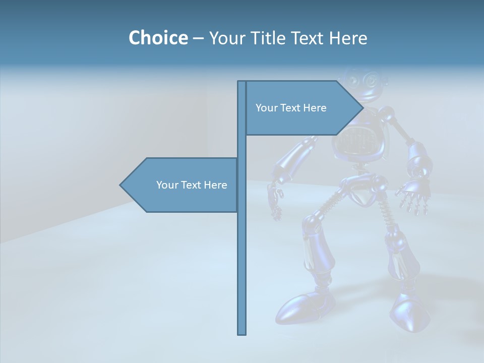 Graphic Smart Robot PowerPoint Template