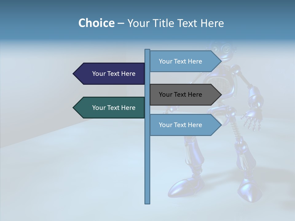 Graphic Smart Robot PowerPoint Template