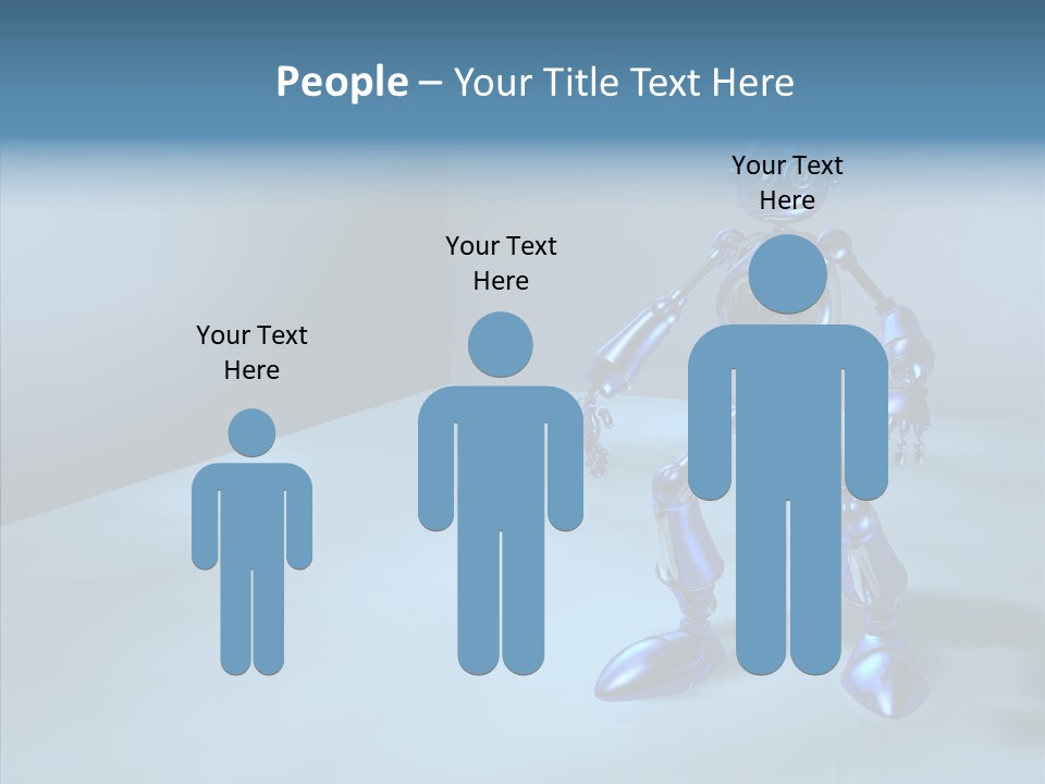 Graphic Smart Robot PowerPoint Template