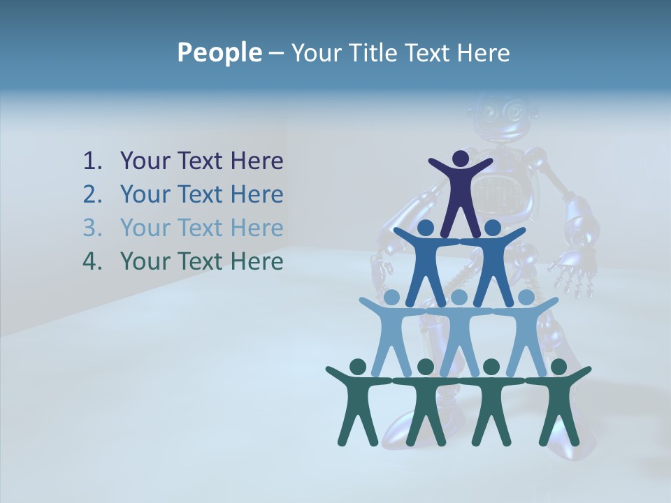 Graphic Smart Robot PowerPoint Template