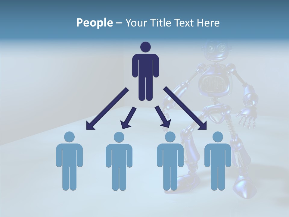 Graphic Smart Robot PowerPoint Template
