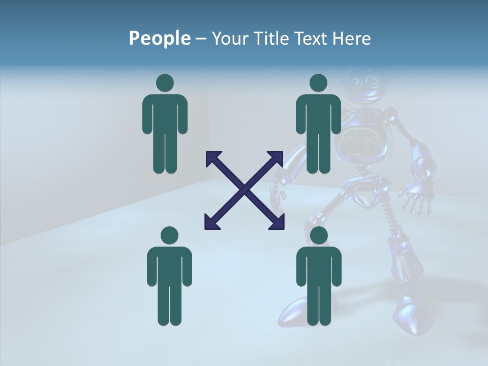 Graphic Smart Robot PowerPoint Template