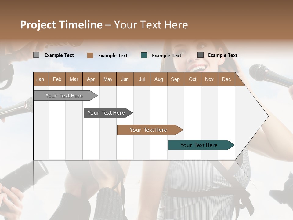 Fame Face Caucasian PowerPoint Template