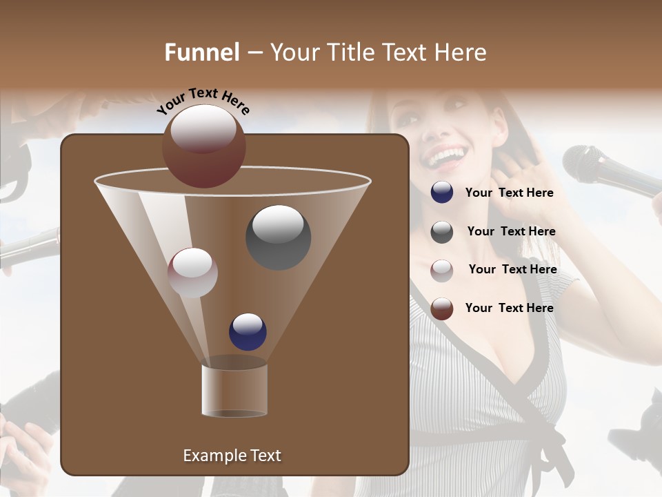 Fame Face Caucasian PowerPoint Template