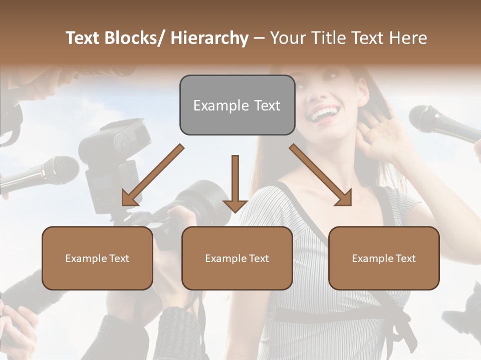 Fame Face Caucasian PowerPoint Template