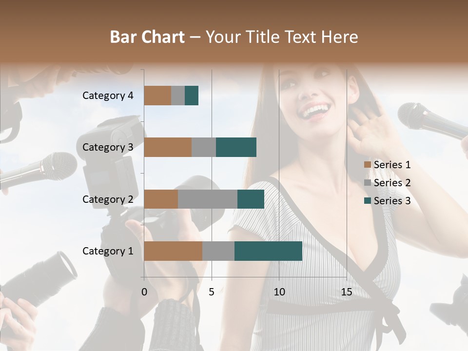 Fame Face Caucasian PowerPoint Template