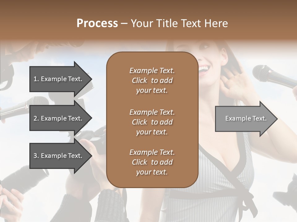 Fame Face Caucasian PowerPoint Template