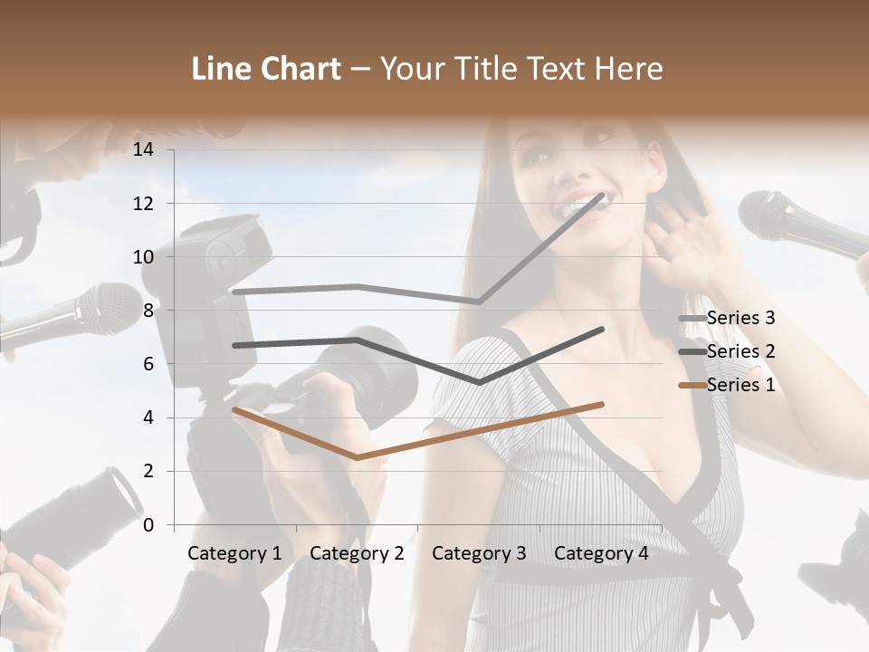 Fame Face Caucasian PowerPoint Template
