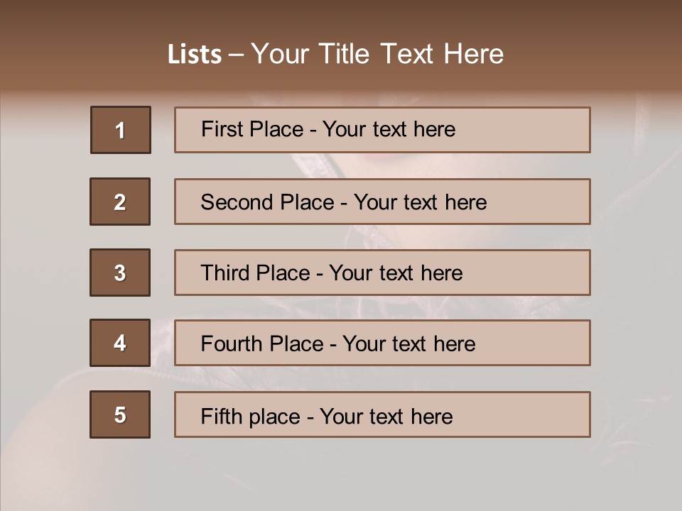 Sexy Care Exotic PowerPoint Template