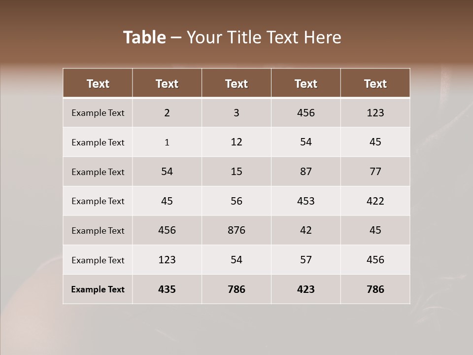 Sexy Care Exotic PowerPoint Template
