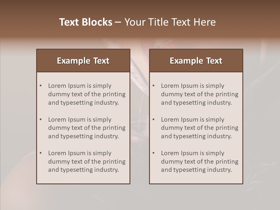 Sexy Care Exotic PowerPoint Template