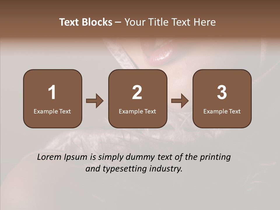 Sexy Care Exotic PowerPoint Template