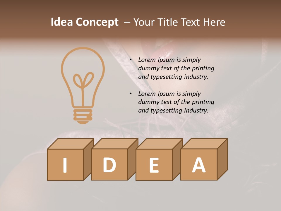 Sexy Care Exotic PowerPoint Template