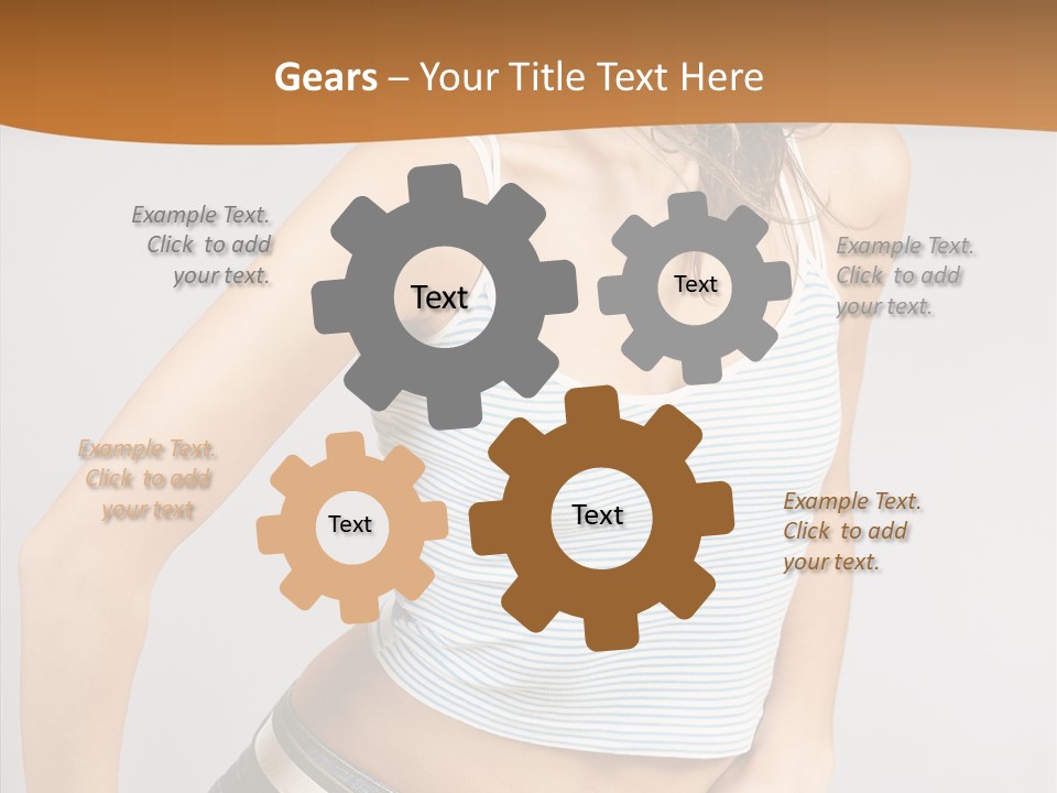 Club Lips Person PowerPoint Template