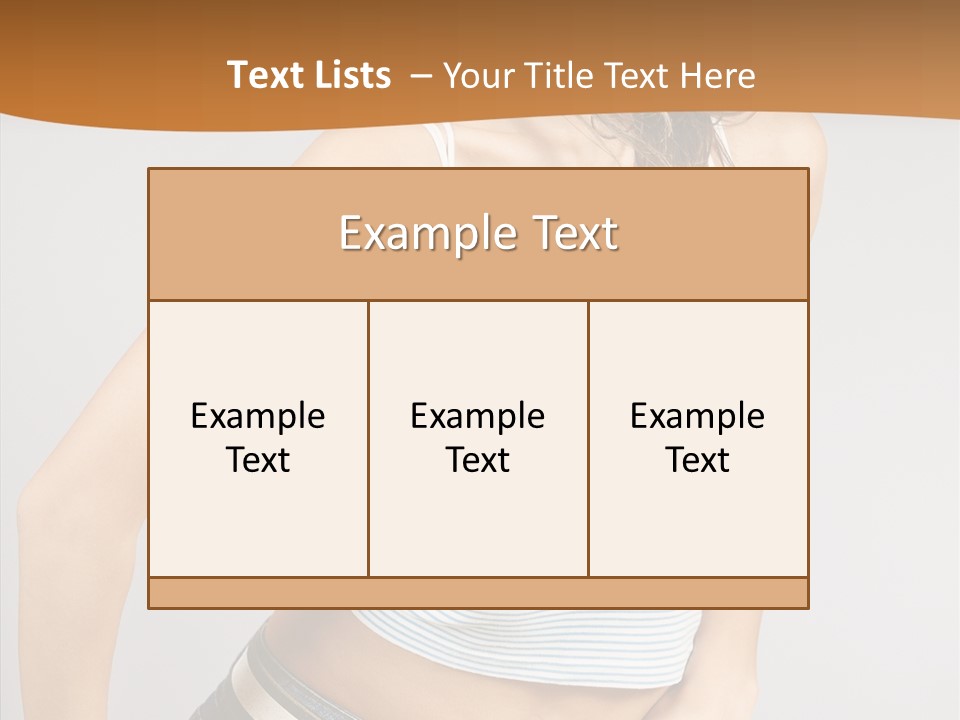 Club Lips Person PowerPoint Template