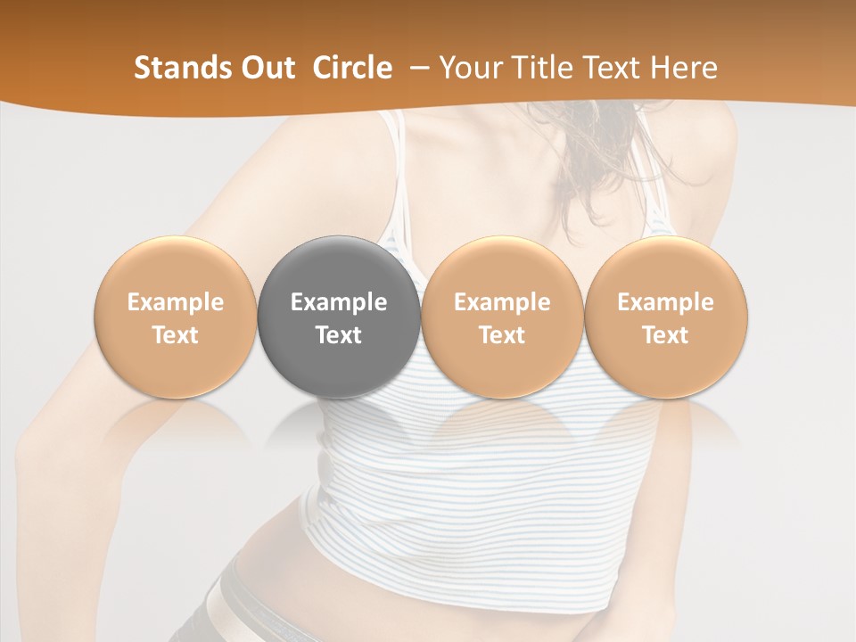 Club Lips Person PowerPoint Template