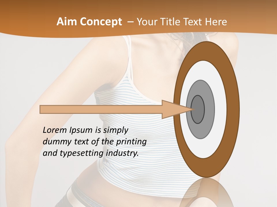 Club Lips Person PowerPoint Template