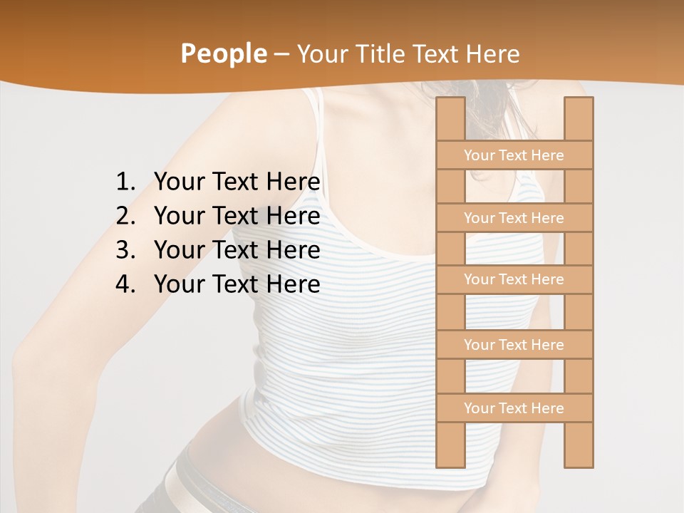 Club Lips Person PowerPoint Template