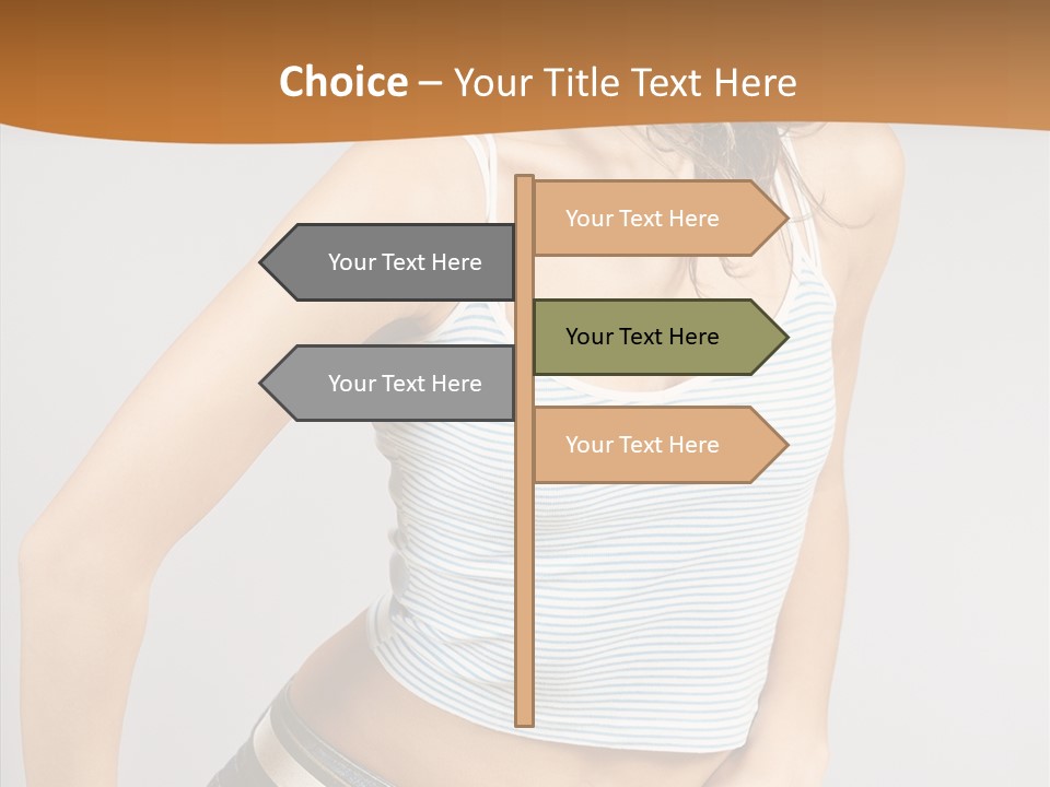 Club Lips Person PowerPoint Template