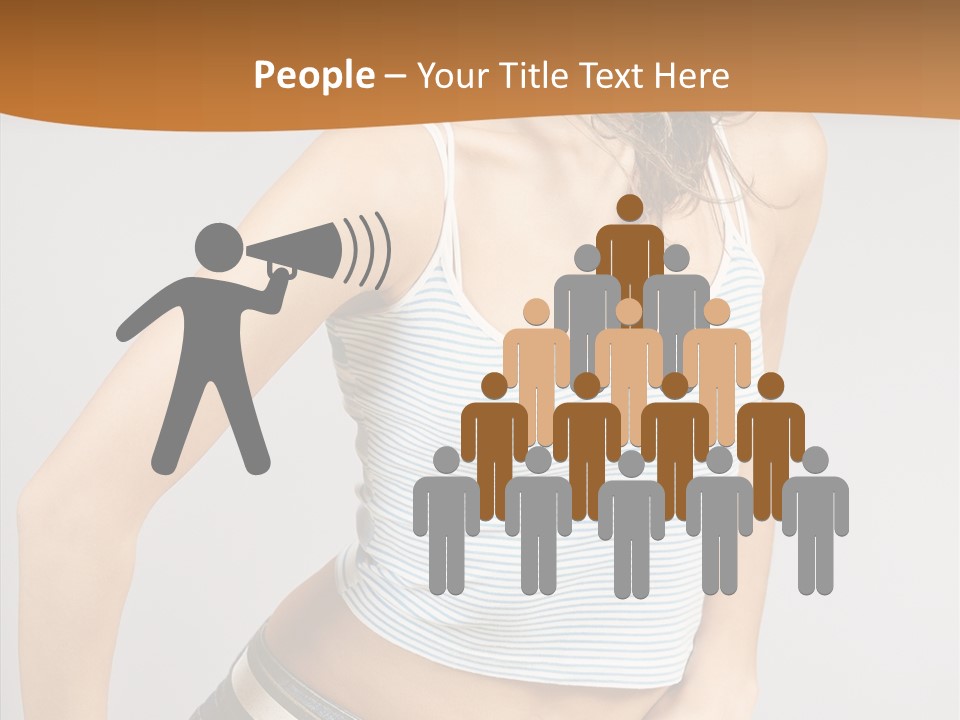 Club Lips Person PowerPoint Template