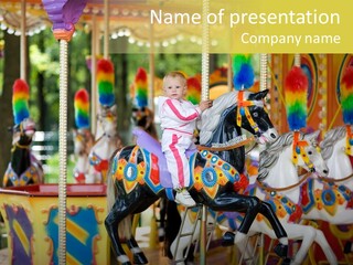 Rudder Carousel Park PowerPoint Template