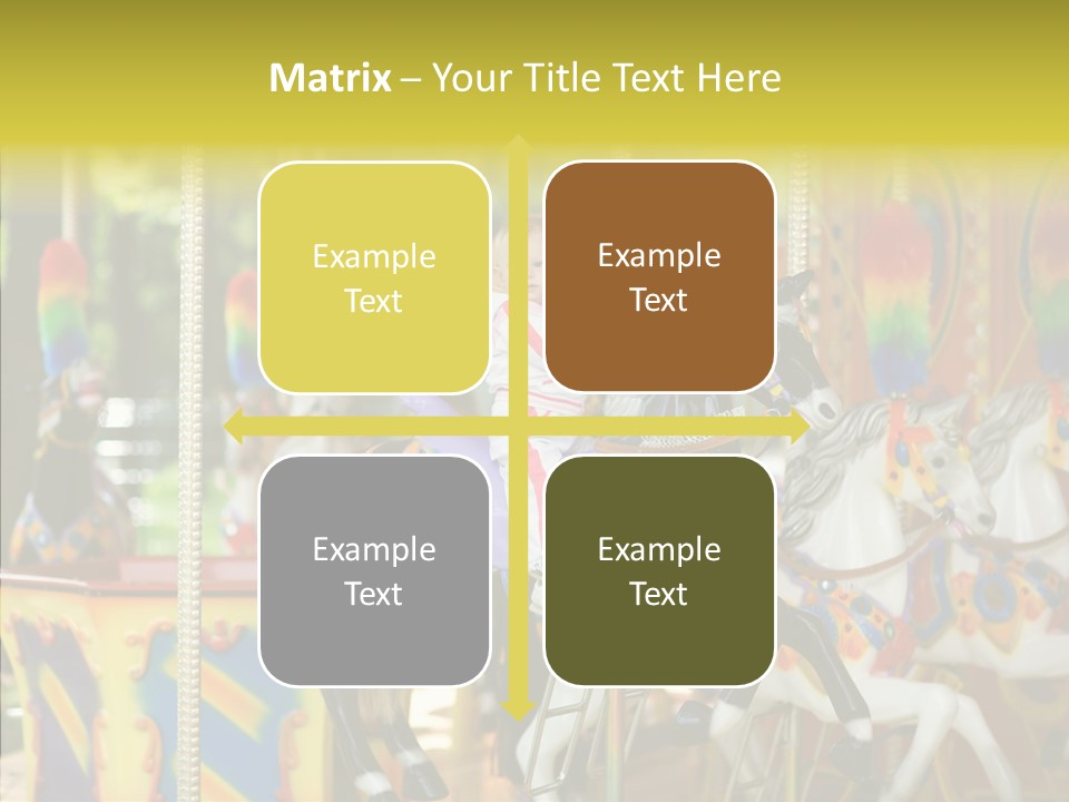 Rudder Carousel Park PowerPoint Template