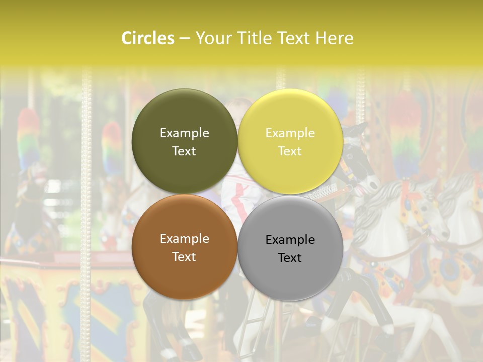 Rudder Carousel Park PowerPoint Template