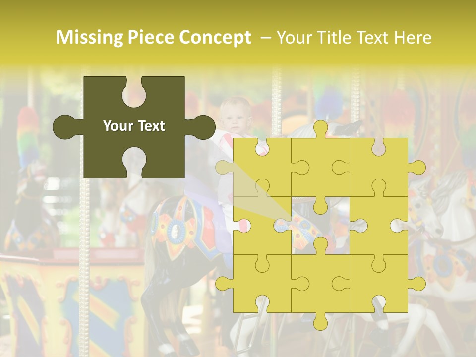 Rudder Carousel Park PowerPoint Template